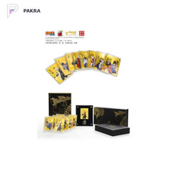 Naruto Shippuden Anime 20th Anniversary Precious Metal Card Gift Box, official product image on a white PAKRA background.