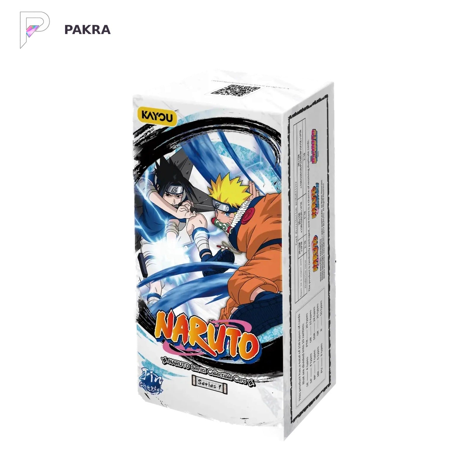 KAYOU Naruto Smriti Chapter Jin Series 1 Display Box, official product image on a white PAKRA background.