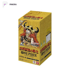 ONE PIECE Card Game OP-17 The World's Strongest Warriors Booster Box - Japanese, official product image on a white PAKRA background.