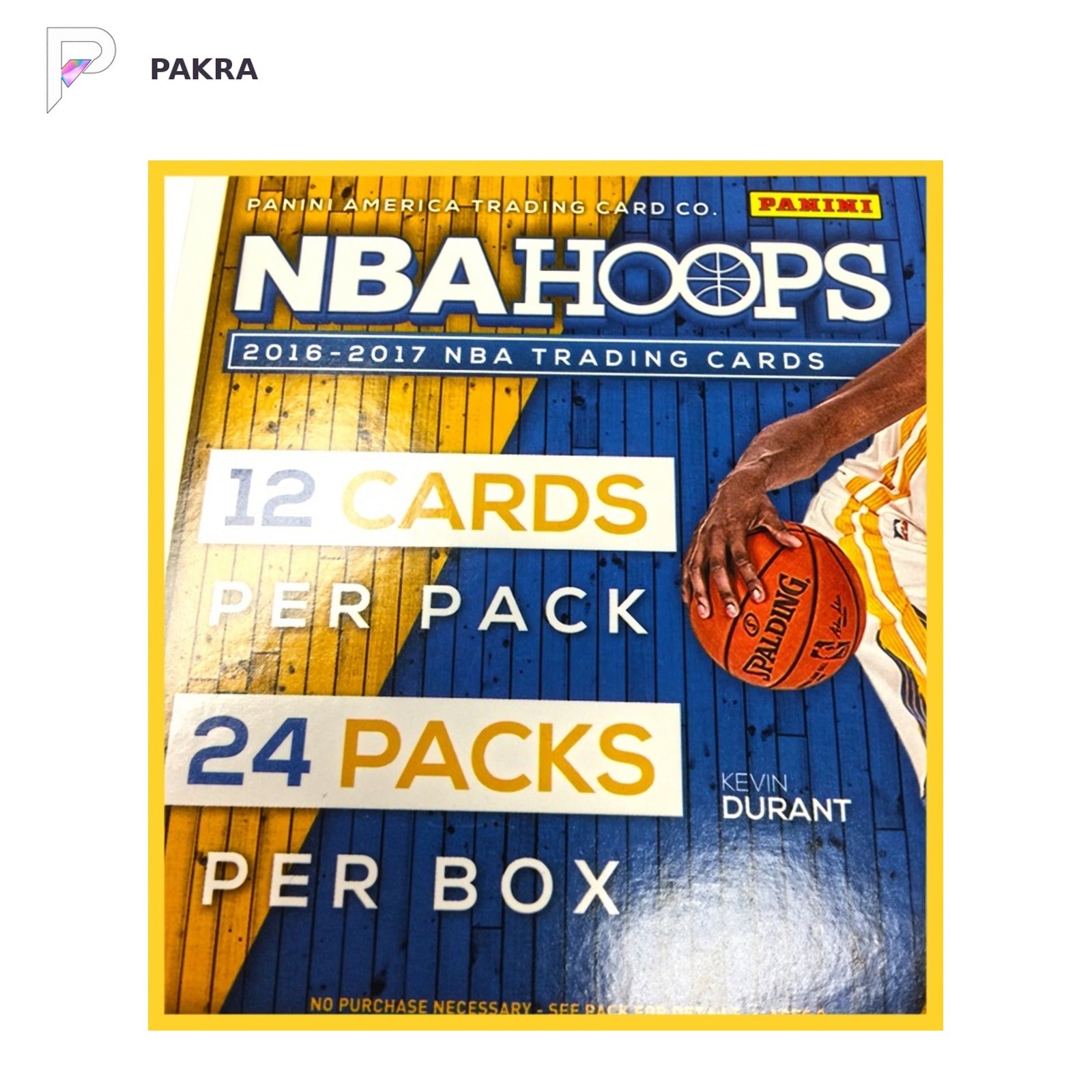 2016-17 Panini NBA Hoops International Box, official product image on a white PAKRA background.