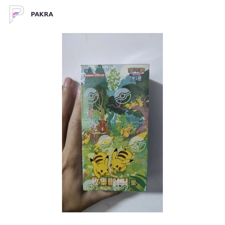 Pokémon TCG Collect 151 Gathering Jumbo Booster Box - Simplified Chinese, official product image on a white PAKRA background.