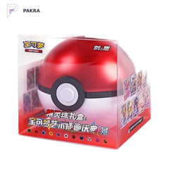 Pokémon TCG Pikachu Legend Celebration Ball Gift Box - Simplified Chinese - Case of 12, official product image on a white PAKRA background.