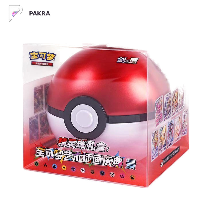 Pokémon TCG Pikachu Legend Gala Ball Gift Box - Simplified Chinese, official product image on a white PAKRA background.