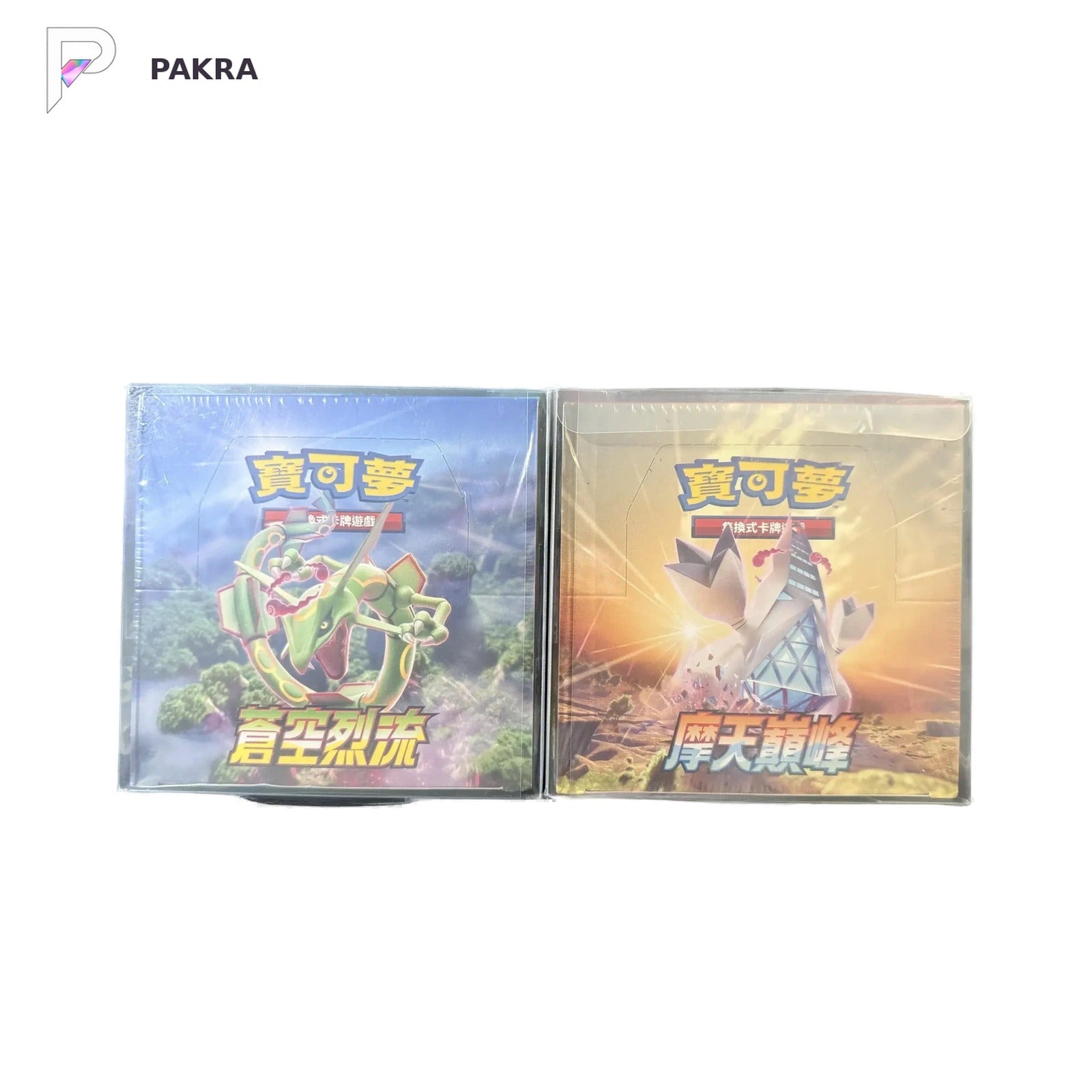 Pokémon TCG Skyscraping Perfection S7D Booster Box - Traditional Chinese (2 Boxes), official product image on a white PAKRA background.
