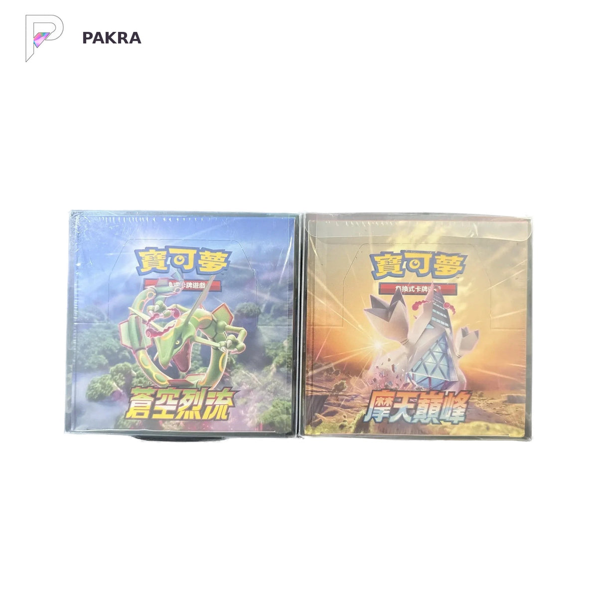 Pokémon TCG Skyscraping Perfection S7D Booster Box - Traditional Chinese (2 Boxes), official product image on a white PAKRA background.
