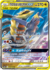 Garchomp & Giratina GX CSM2bC-112 RR — Simplified Chinese Pokémon card