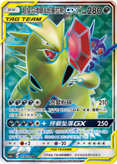Mega Sableye & Tyranitar GX CSM2cC-159 SR — Simplified Chinese Pokémon card