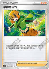 Gardenia's Vigor CS6.5C-068/072 U — Simplified Chinese Pokémon card