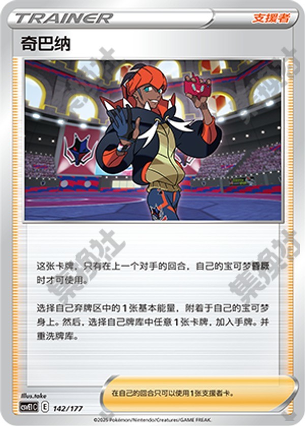 Raihan CSVE1C-142/177 Unmarked — Simplified Chinese Pokémon card