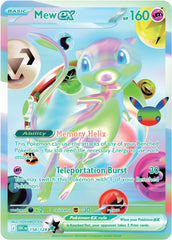 Pokémon Mew ex 30C-158/128 — English Single Card