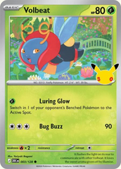 Pokémon Volbeat 30C-003/128 — English Single Card