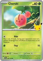 Pokémon Cherubi 30C-006/128 — English Single Card