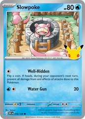 Pokémon Slowpoke 30C-016/128 — English Single Card