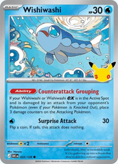 Pokémon Wishiwashi 30C-022/128 — English Single Card