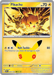 Pokémon Pikachu 30C-024/128 — English Single Card