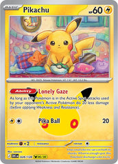 Pokémon Pikachu 30C-028/128 — English Single Card