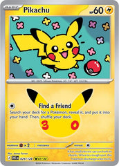 Pokémon Pikachu 30C-029/128 — English Single Card