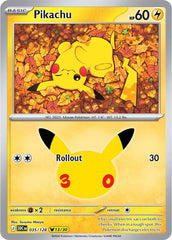 Pokémon Pikachu 30C-035/128 — English Single Card