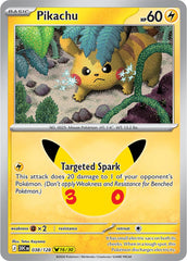 Pokémon Pikachu 30C-038/128 — English Single Card