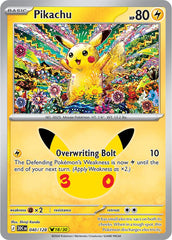 Pokémon Pikachu 30C-040/128 — English Single Card