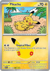 Pokémon Pikachu 30C-043/128 — English Single Card