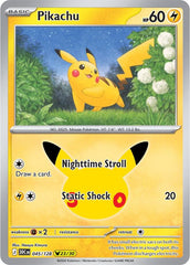 Pokémon Pikachu 30C-045/128 — English Single Card