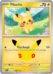 Pokémon Pikachu 30C-047/128 — English Single Card