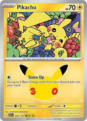 Pokémon Pikachu 30C-048/128 — English Single Card