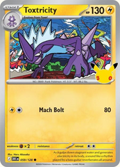 Pokémon Toxtricity 30C-059/128 — English Single Card