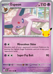 Pokémon Espeon 30C-069/128 — English Single Card