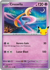 Pokémon Cresselia 30C-074/128 — English Single Card
