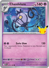 Pokémon Chandelure 30C-075/128 — English Single Card