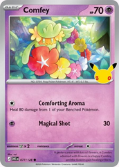 Pokémon Comfey 30C-077/128 — English Single Card