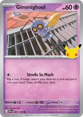 Pokémon Gimmighoul 30C-081/128 — English Single Card