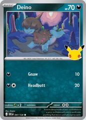 Pokémon Deino 30C-097/128 — English Single Card