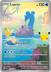 Pokémon Lapras 30C-131/128 — English Single Card