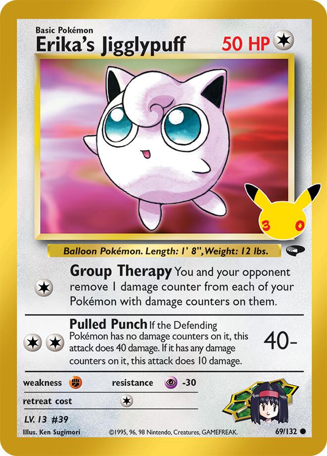 Pokémon Erika's Jigglypuff GYCH-69(30C) — English Single Card