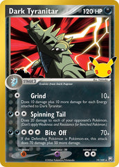 Pokémon Dark Tyranitar EXRR-19(30C) — English Single Card