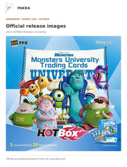 Official release image for Kakawow 2023 HOTBOX Disney Monsters University Collectible Cards Box.