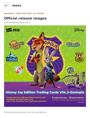 Official release image for Kakawow 2024 Disney Zootopia Joy Edition Collectible Cards Vol.3 Box.