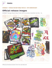Official release image for SPARKJOY Teenage Mutant Ninja Turtles 40th Anniversary Collectible Card Box - Hong Kong International Edition.