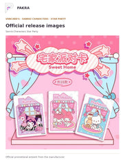 Official release image for Vancard's Sanrio Characters Star Party Trading Cards Box.