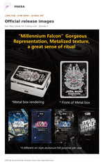 Official release image for Card.fun Star Wars Global Art Trading Card Episode II Tin Box.