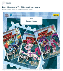 Original KAYOU Chinese Fun Moments 7 QY07 CR Super Power comic artwork with English explanation