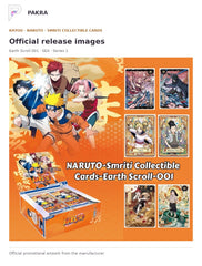 Official release image for KAYOU Naruto Smriti Earth Scroll 001 SEA Series 1 Display Box.