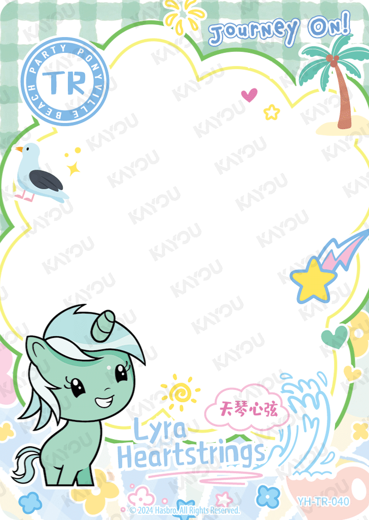 YH-TR-040 KAYOU MLP Rainbow Edition Rainbow 3 TR bundle card