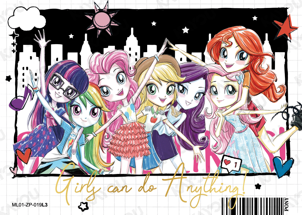 ML01-ZP-019L3 KAYOU MLP Friendship Sonic Boom Book Edition Friendship Sonic Boom Book ZP bundle card