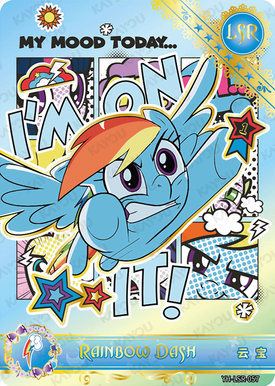 YH-LSR-057 KAYOU MLP Moon Edition Moon 4 LSR bundle card