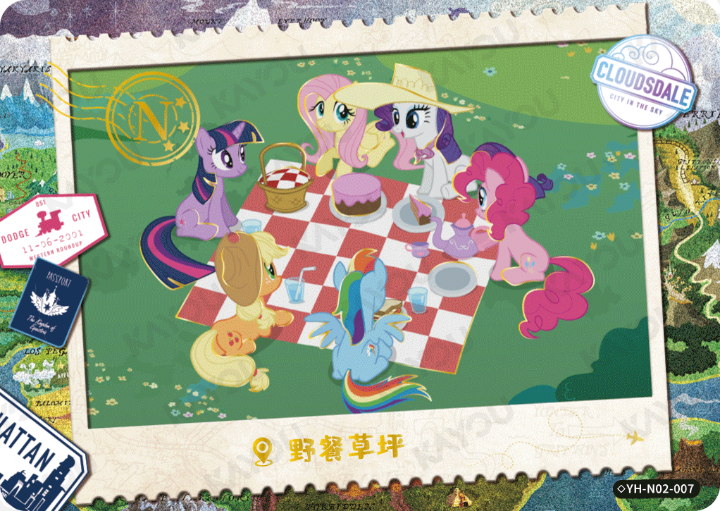 ◇YH-N02-007 KAYOU MLP Fun Moments Edition Fun Moments 2 Hidden Diamond N bundle card