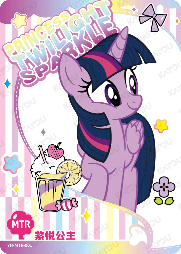 YH-MTR-001 KAYOU MLP Rainbow Edition Rainbow 3 MTR bundle card